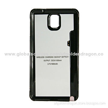 Battery cover compatible with QI Wireless charger for Samsung Note3